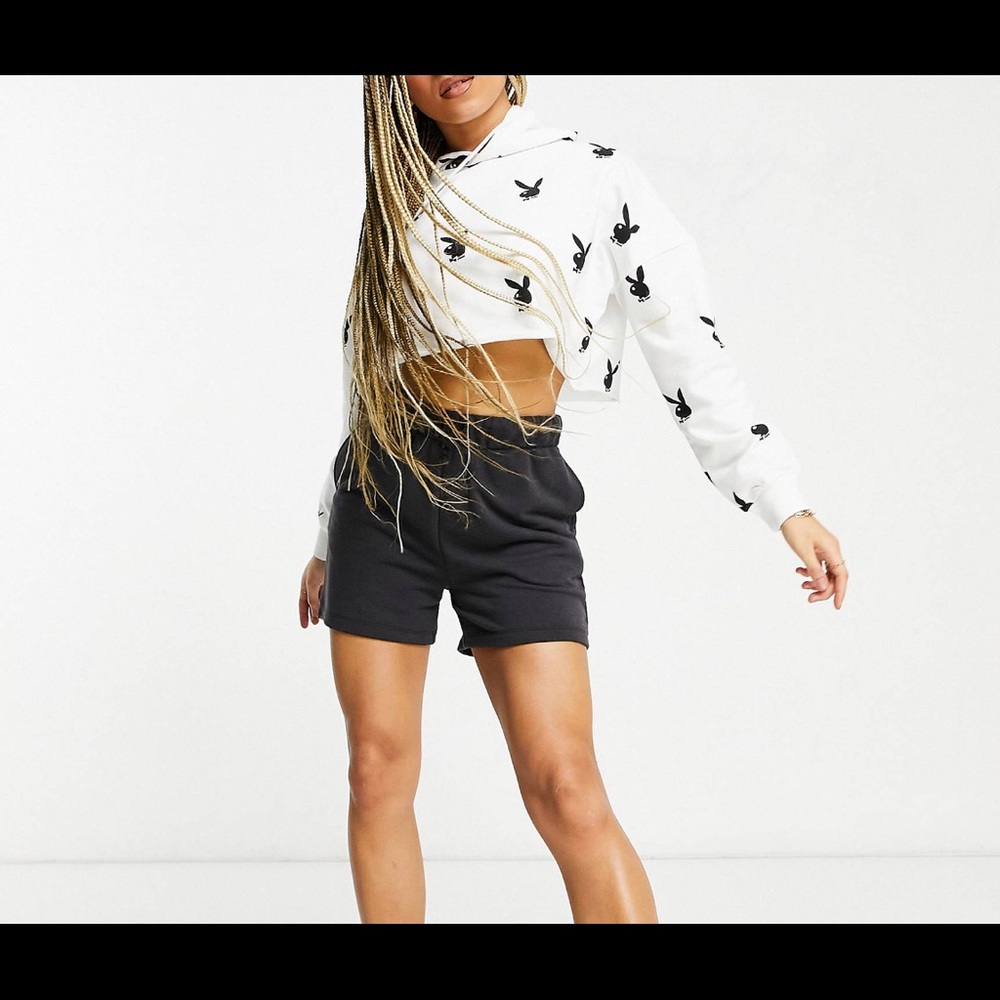 Playboy Cropped hoodie US4